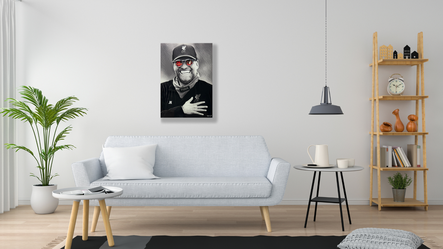 Jurgen Klopp LFC Unique Wall Art Living Room