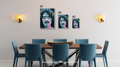 George Harrison The Beatles Unique Wall Art Dining Room