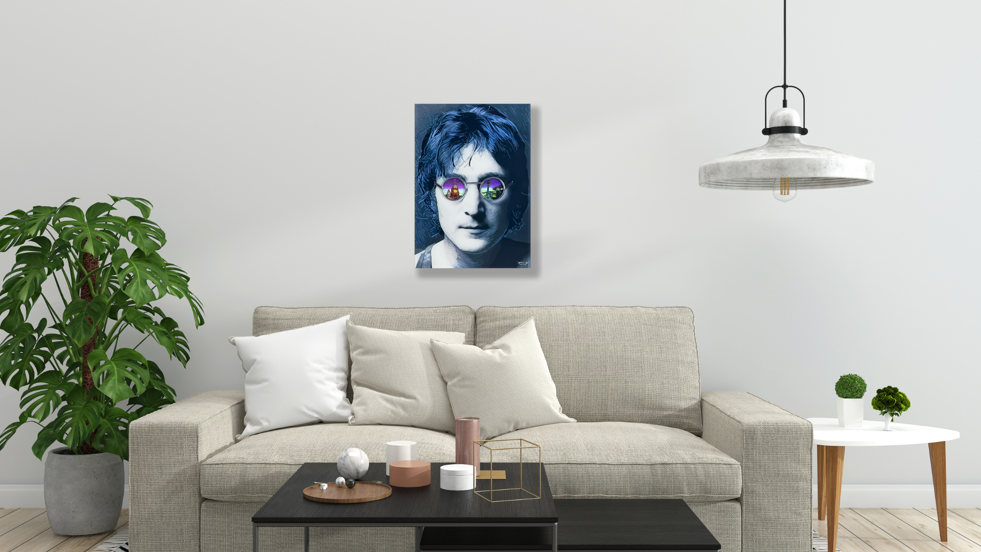 John Lennon The Beatles Unique Wall Art Living Room