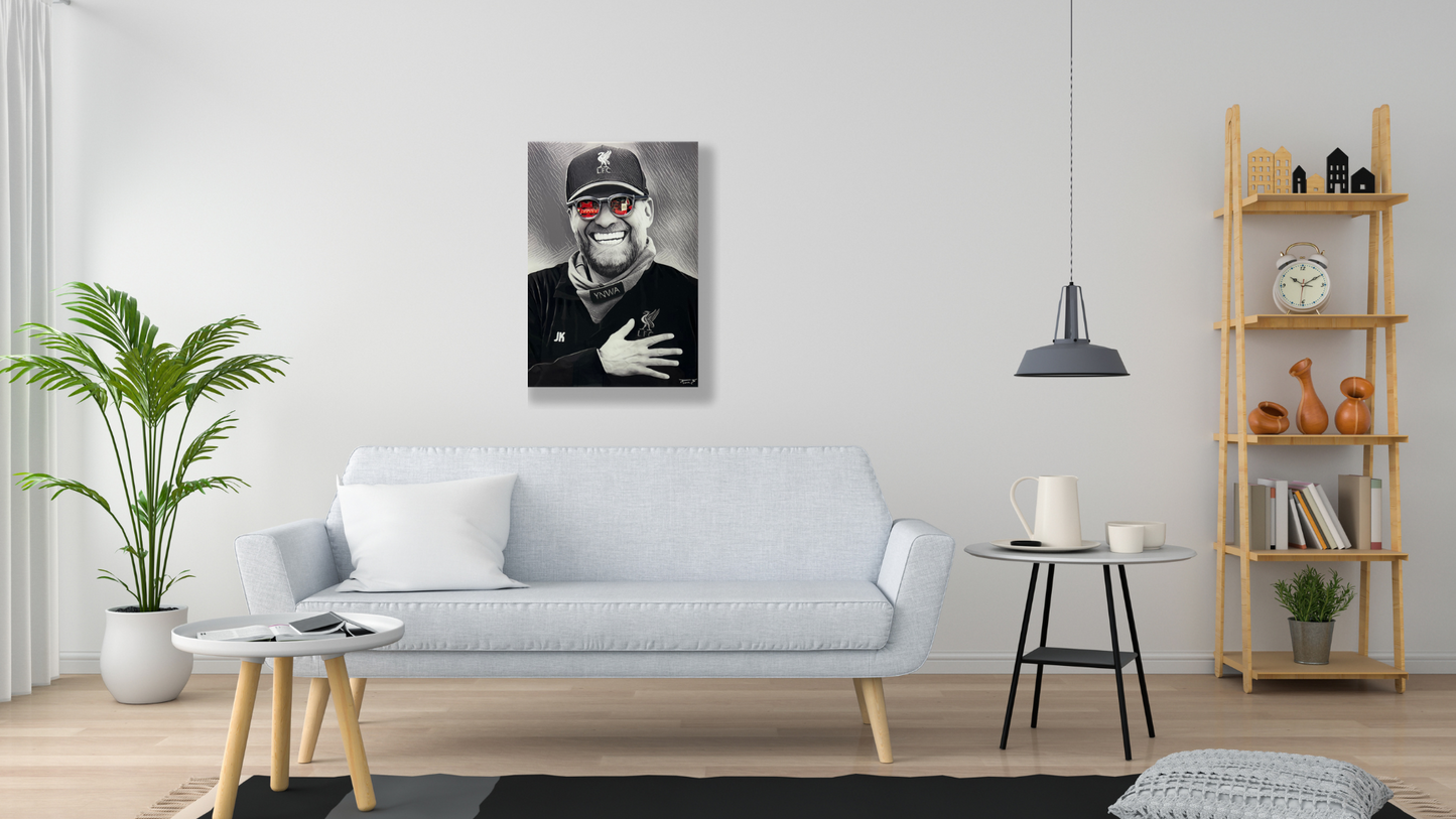 Jurgen Klopp LFC Unique Wall Art  Living Room