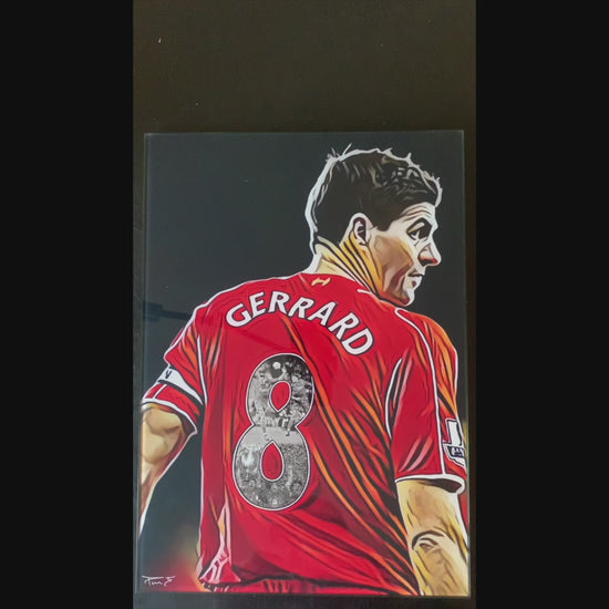 Steven Gerrard LFC Unique Wall Art Leading Video